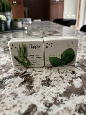 Vintage salt & pepper shakers